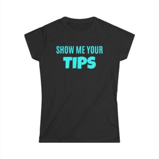 Women's Black Softstyle Tee — Classic Comfortable Crewneck