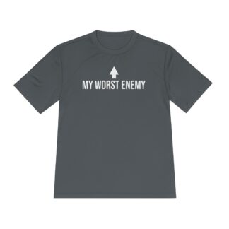 My Worst Enemy Tee — Funny Arrow Graphic Moisture-Wicking Shirt